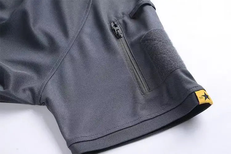 Men’s Quick-Dry Summer T-Shirt – O-Neck Lapel Pullover (M–4XL)